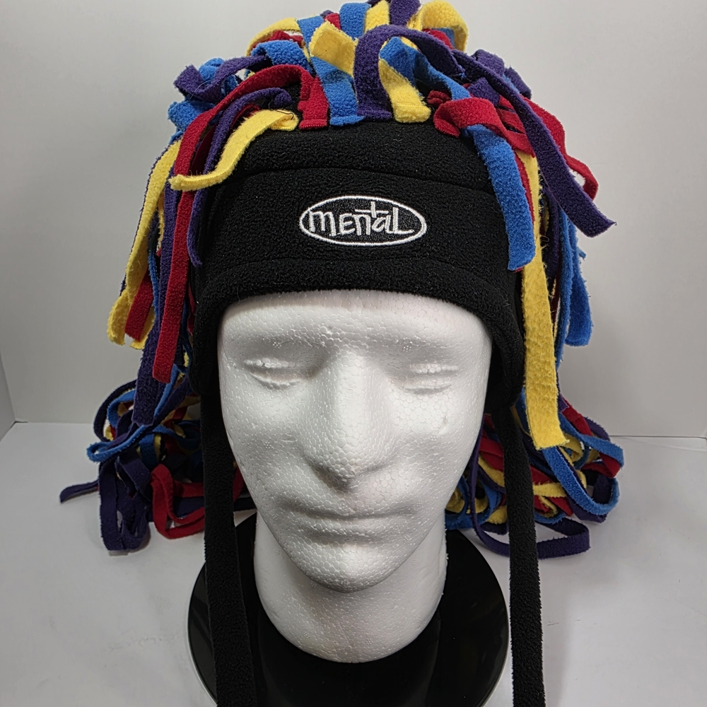 Vintage Mental Headgear Snowboard Ski Skate Helmet Cover Hat Y2K 90s